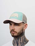 Бейсболка AMERICAN NEEDLE арт. 44890F-CALI California Riptide Valin (голубой / розовый)